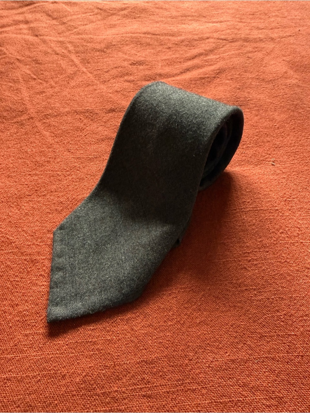 Classic Gray Men's Wool Tie - Difou